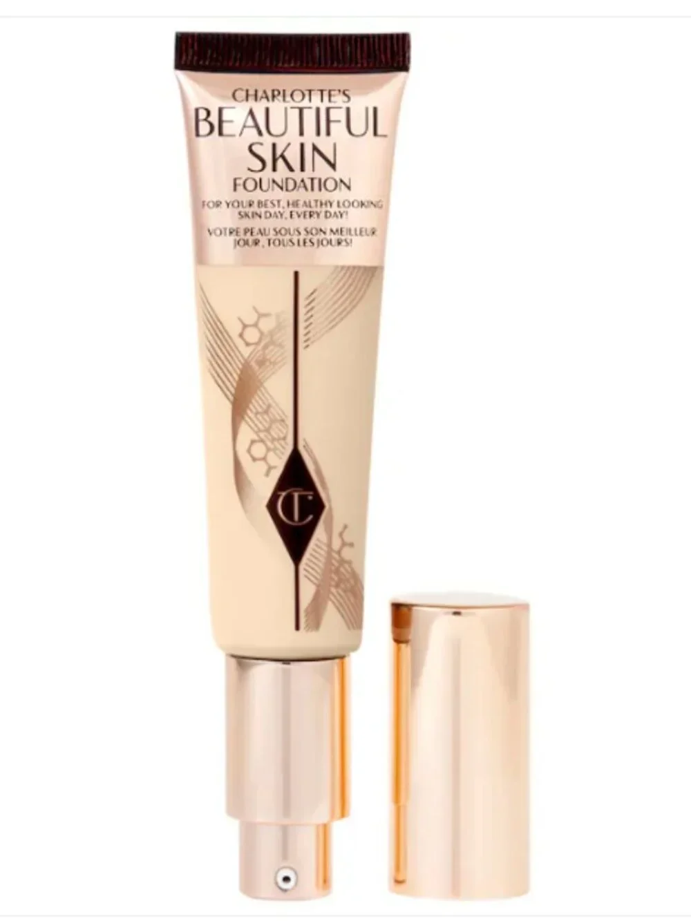 MSRP $52 | Charlotte Tilbury Beautiful Skin Foundation - 2 Neutral - 1 oz - NIB